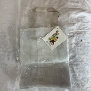 Vintage 1997 Calvin Klein Cosmetics Clear Bag